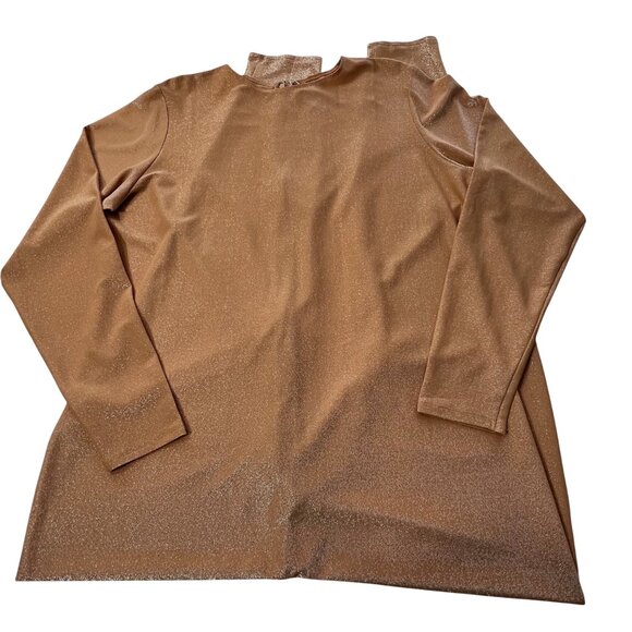 SKIMS Shimmer Catsuit Ochre 4X - Picture 5 of 13